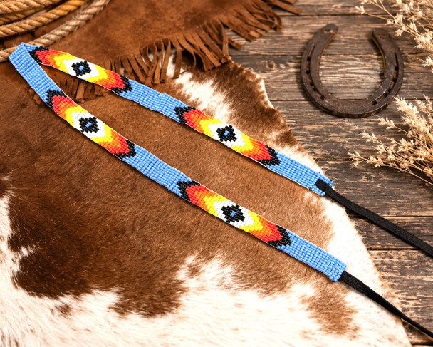 Western Seed Bead Hat Band