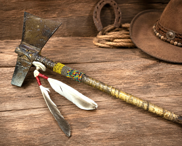 Navajo Indian Metal Tomahawk