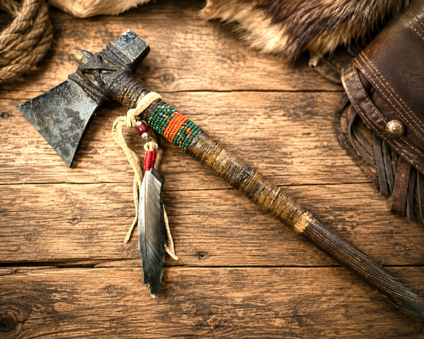 Navajo Indian Metal Tomahawk