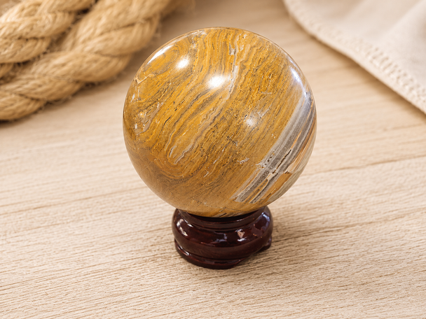 Large Onyx Energy Sphere w/ Stand