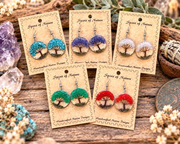 Spirit of Nature Tree of Life Earrings