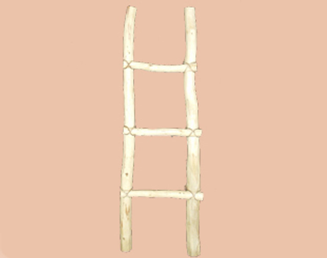Southwest Style Kiva Ladder 4' Foot Mission Del Rey Southwest