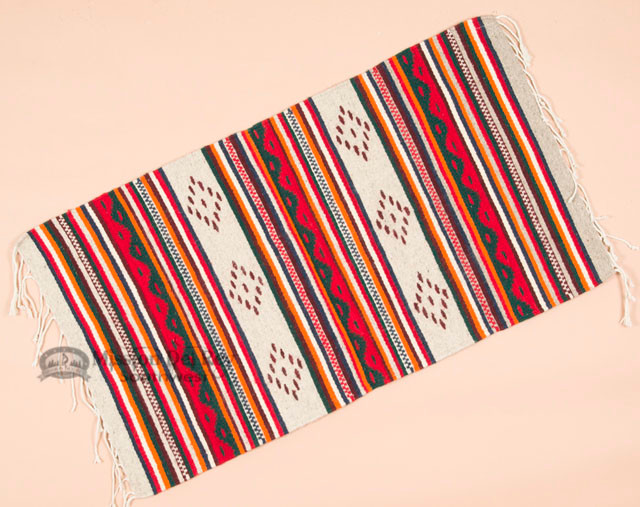 Southwest Zapotec Oaxaca Rug 23"x39" (146) Mission Del Rey Southwest