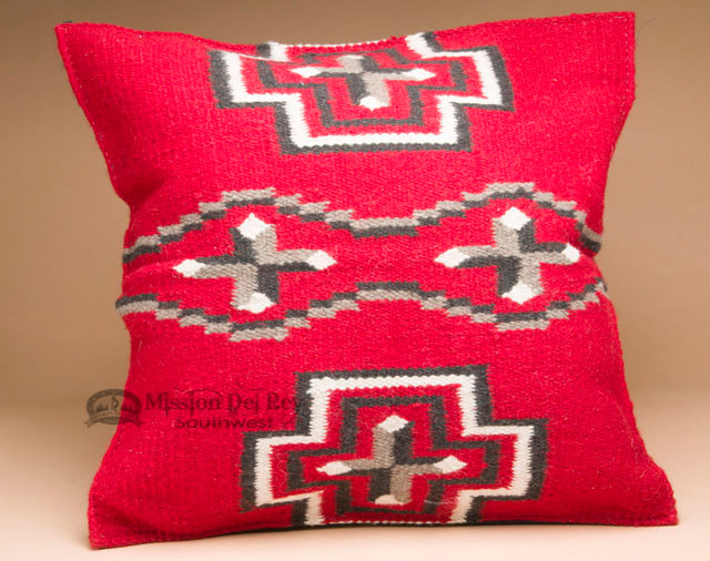 Woven Wool Front Southwest Pillow Cover 20x20 (pc26) Mission Del Rey Southwest