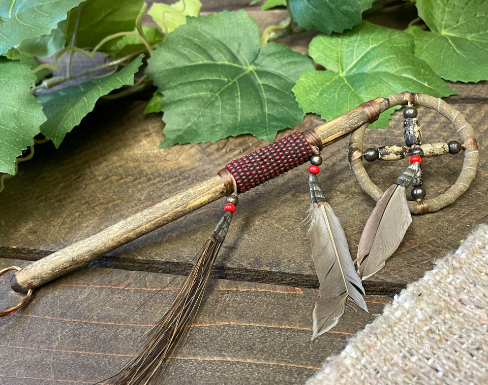 Rustic Spirit Stick 7.5" Navajo (34bc134) Mission Del Rey Southwest