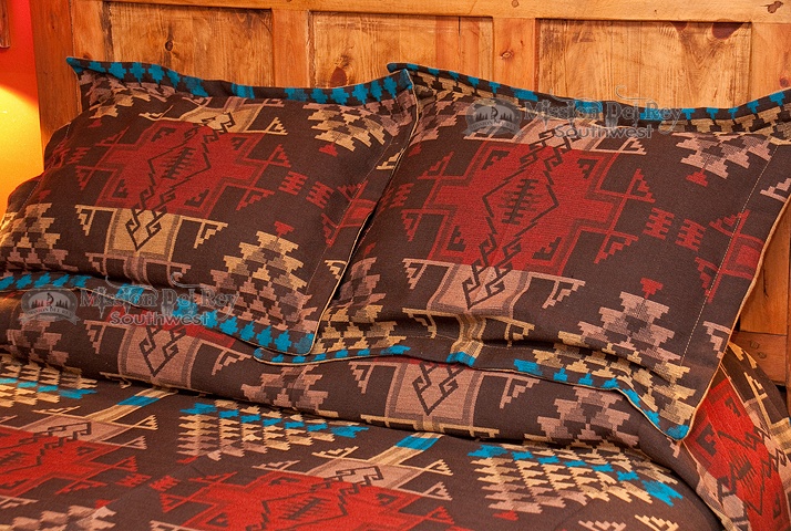 Southwest Tewan Pillow Sham Southwest Pillow Sham Tewa