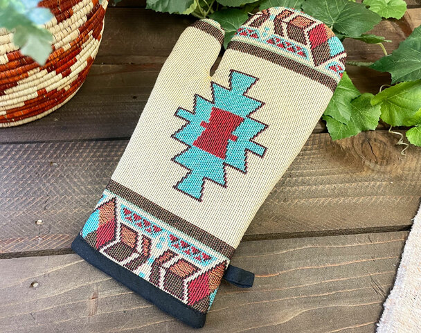 southwestern oven mitts and pot holders