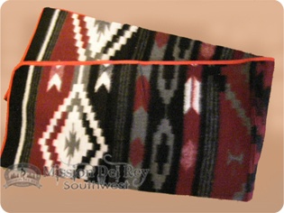 Navajo Print Royal Blue Throw Blanket Sherpa Southwest Native American Indian 