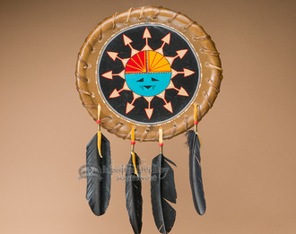 Native American Rawhide Shield 11.5