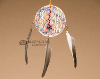 Native American Navajo Indian Rawhide Shield 4