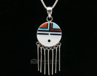 ネックレス・ペンダント indian jewelry Hopi pin pendant Native American Hopi-Sun Pin/Pendant Silver Necklace 22
