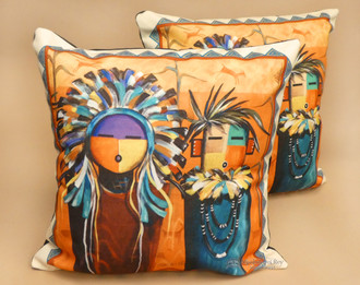 Pair Western Pillow Covers - Cowgirl Boutique 18x18 (dpc100a) - Mission Del  Rey Southwest