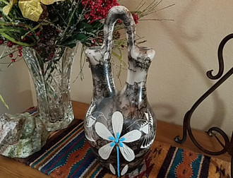 Etched Horse Hair Wedding Vase 14 Navajo 3wv10 Mission Del