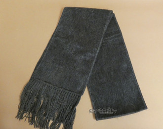 Western Alpaca Wool Scarf -Grey (12bc14) - Mission Del Rey