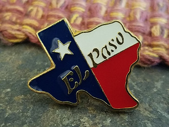 El Paso Texas Hat Pin / Lapel Pin (20elptxpin) - Mission Del Rey