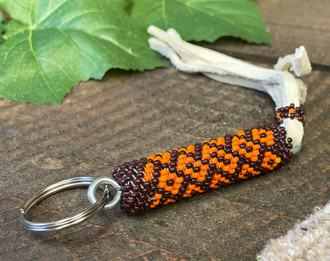 Traditional Beaded Navajo Keychain (34bc81) - Mission Del Rey