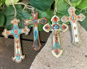 Native Inspired Cross Ornament