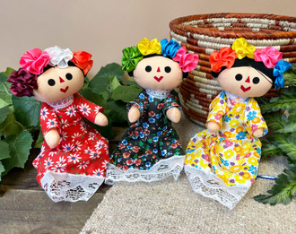 Artisanal Decorative Doll Mexican State Veracruz Multicolor 602030