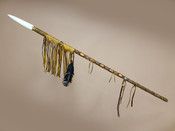 Navajo Beaded Deerskin Lance