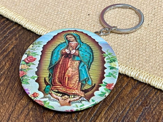 Virgin Mary of Guadalupe Keychain (182bc4) - Mission Del Rey