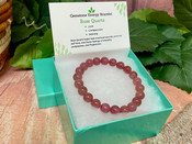 Southwestern Rose Quartz Energy Bracelet