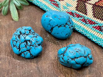 Natural Dyed Howlite Stones (190bc1)