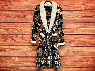 Plush Spa Style Western Robe - Large (94robbrnl) - Mission Del Rey ...