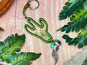 Saguaro Dreamcatcher Keychain