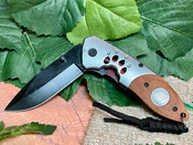 Wolf Medallion Pocketknife