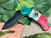 Mexican Flag Pocketknife