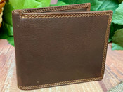 Men's Leather Bi-Fold Wallet