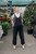 Charli Handwoven Cotton Jumper in Black - Pre-Order 6/30