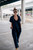 Charli Handwoven Cotton Jumpsuit in Navy - Pre-Order 6/30