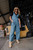 Charli Handwoven Cotton Jumpsuit in Blue - Pre-Order 7/31