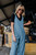 Charli Handwoven Cotton Jumpsuit in Blue - Pre-Order 7/31