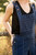 Dilsi Handwoven Cotton Overalls in Navy - Pre-Order 6/30