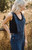 Dilsi Handwoven Cotton Overalls in Navy - Pre-Order 6/30