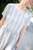 Eloise Handwoven Cotton Dress in Grey and White Stripe - Pre-Order 6/30