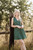 Handwoven Bina Dress in Dark Green - Pre-Order 6/30