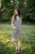 Handwoven Bina Dress in Brown and Blue Plaid - Pre-Order 6/30