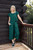 Katie Handwoven Cotton Crop Set in Dark Green - Pre-Order 6/30