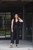 Katie Handwoven Cotton Crop Set in Black - Pre-Order 6/30