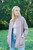 Portuguese Wool Pieper Coat in Blush Herringbone - XS/S