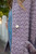 Portuguese Wool Pieper Coat in Purple Dot - XXL