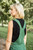 Dilsi Handwoven Cotton Overalls in Dark Green - Pre-Order 7/31