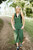 Dilsi Handwoven Cotton Overalls in Dark Green - Pre-Order 7/31