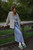 Portuguese Wool Pieper Coat in Light Grey and Cream Lace Weave - Pre-Order 12/30