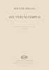 Ave Verum Corpus  SATB a cappella