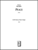 Peace    SATB Chorus, Flute & Organ       Format:  SATB Chorus, Flute & Organ