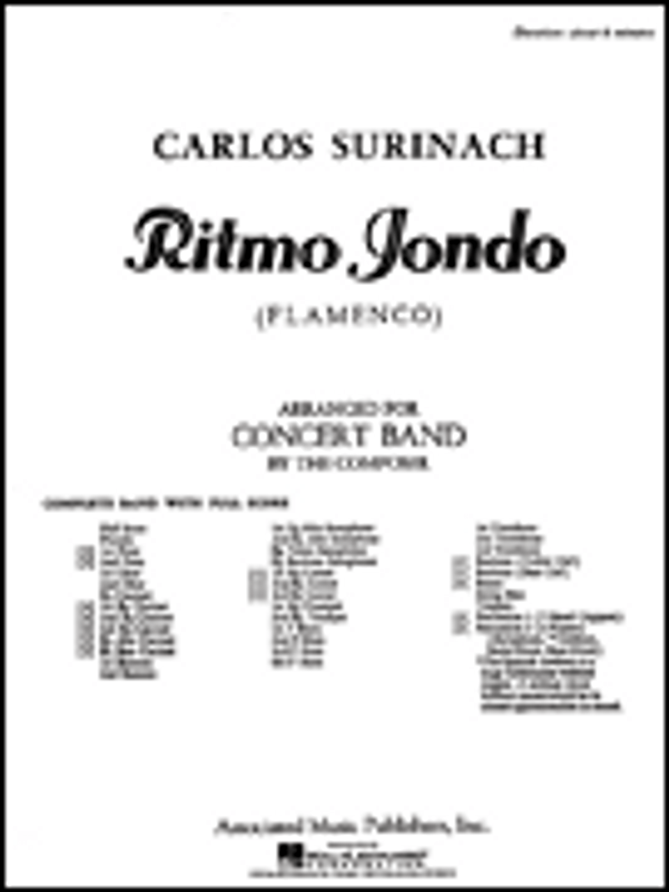 Ritmo Jondo Band Full Score